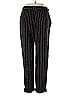 Lush 100% Polyester Stripes Black Casual Pants Size S - photo 2