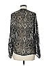 Parker Silver Black Long Sleeve Blouse Size M (estimated) - photo 2