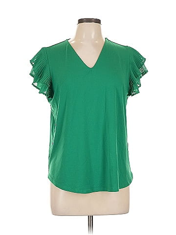 Adrianna Papell Short Sleeve Blouse (view 1)