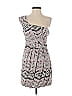 BCBGeneration 100% Polyester Print Gray Cocktail Dress Size 0 - photo 1