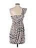 BCBGeneration 100% Polyester Print Gray Cocktail Dress Size 0 - photo 2