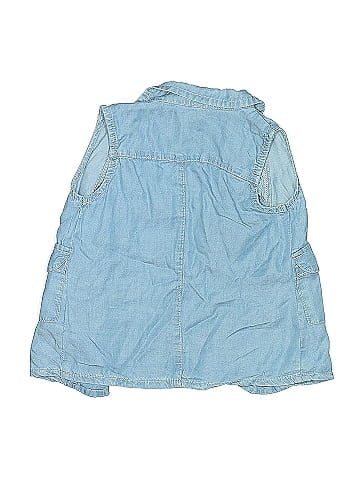 7 For All Mankind Sleeveless Button-Down Shirt (view 2)