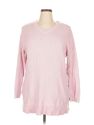 Woman Within Pullover Sweater (view 1)