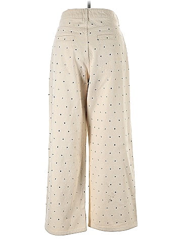 Pilcro 100% Cotton Ivory Jeans Size 27 waist