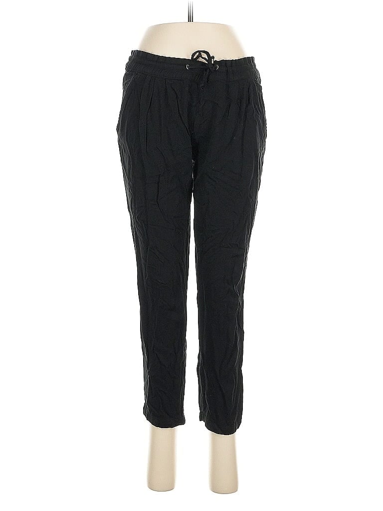 Pre-owned Mango Casual Pants In Black
