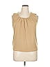 Jones Studio Tan Sleeveless Blouse Size L - photo 1