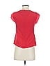 Nanette Lepore 100% Polyester Red Short Sleeve Blouse Size 4 - photo 2