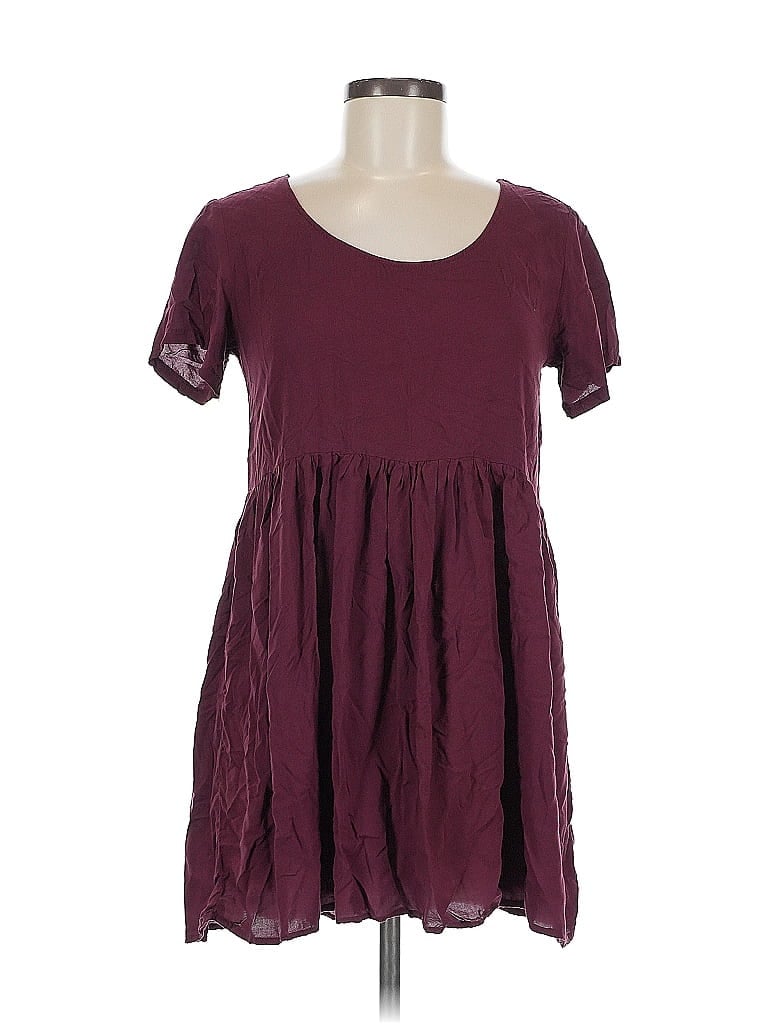Pre-owned Brandy Melville Casual Dress In Burgundy