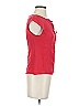 Nanette Lepore 100% Polyester Red Short Sleeve Blouse Size 4 - photo 4