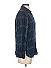 Old Navy Plaid Blue Long Sleeve Button-Down Shirt Size S - photo 4