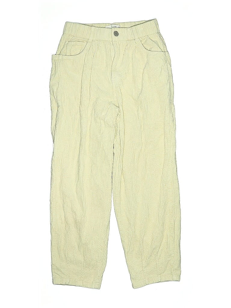 Zara Kids 100% Cotton Yellow Casual Pants Size 11 - 12 - photo 1