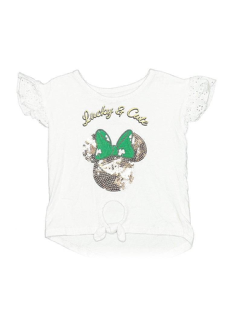 Disney White Short Sleeve Top 18-24 MO / 24 MO - photo 1