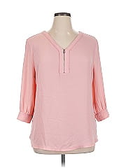 7th Avenue Design Studio New York & Company 3/4 Sleeve Blouse