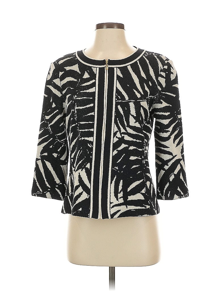 St. John Sport Black Wool Cardigan Size S - photo 1