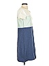 T by Talbots Color Block Blue Casual Dress Size XS - photo 3