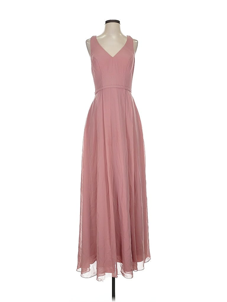 Pre-owned Azazie Cocktail Dress In Pink