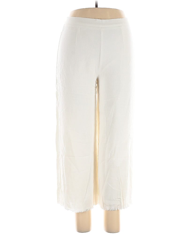 Pre-owned Pink Lily Casual Pants In White