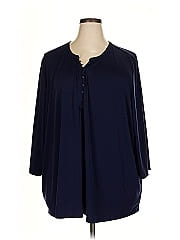 Woman Within 3/4 Sleeve Blouse
