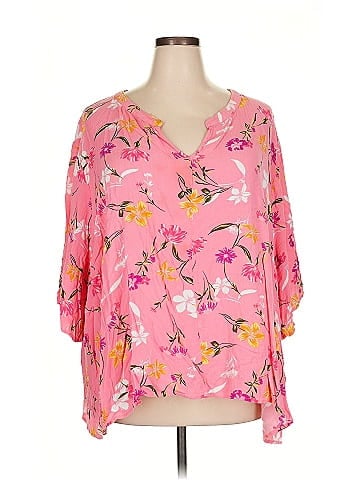 Woman Within 3/4 Sleeve Blouse (view 1)