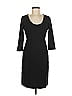 Boston Proper Solid Black Cocktail Dress Size 6 - photo 1
