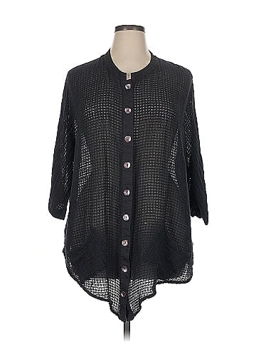 Soft Surroundings 3/4 Sleeve Button-Down Shirt (view 1)