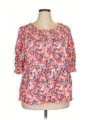 Terra & Sky Short Sleeve Blouse