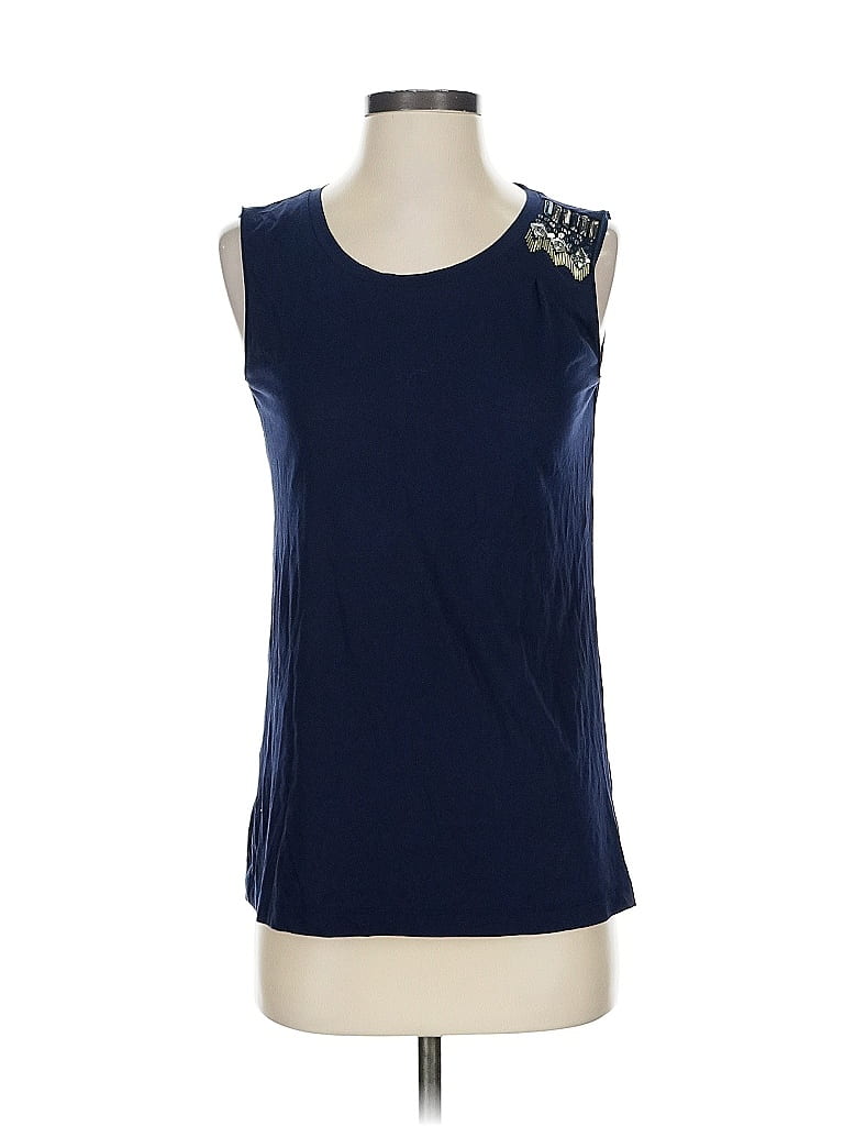 Click to view more detailed imagery on our partner's website Pre-owned J.crew Factory Store Sleeveless T-shirt In Blue