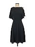 Reiss 100% Polyester Solid Black Blue Cocktail Dress Size 4 (estimated) - photo 1