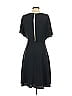 Reiss 100% Polyester Solid Black Blue Cocktail Dress Size 4 (estimated) - photo 4