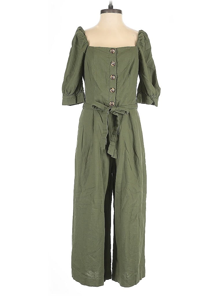 Pre-owned Gal Meets Glam Jumpsuit In Green