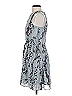 Armani Exchange 100% Polyester Print Gray Cocktail Dress Size 2 - photo 5
