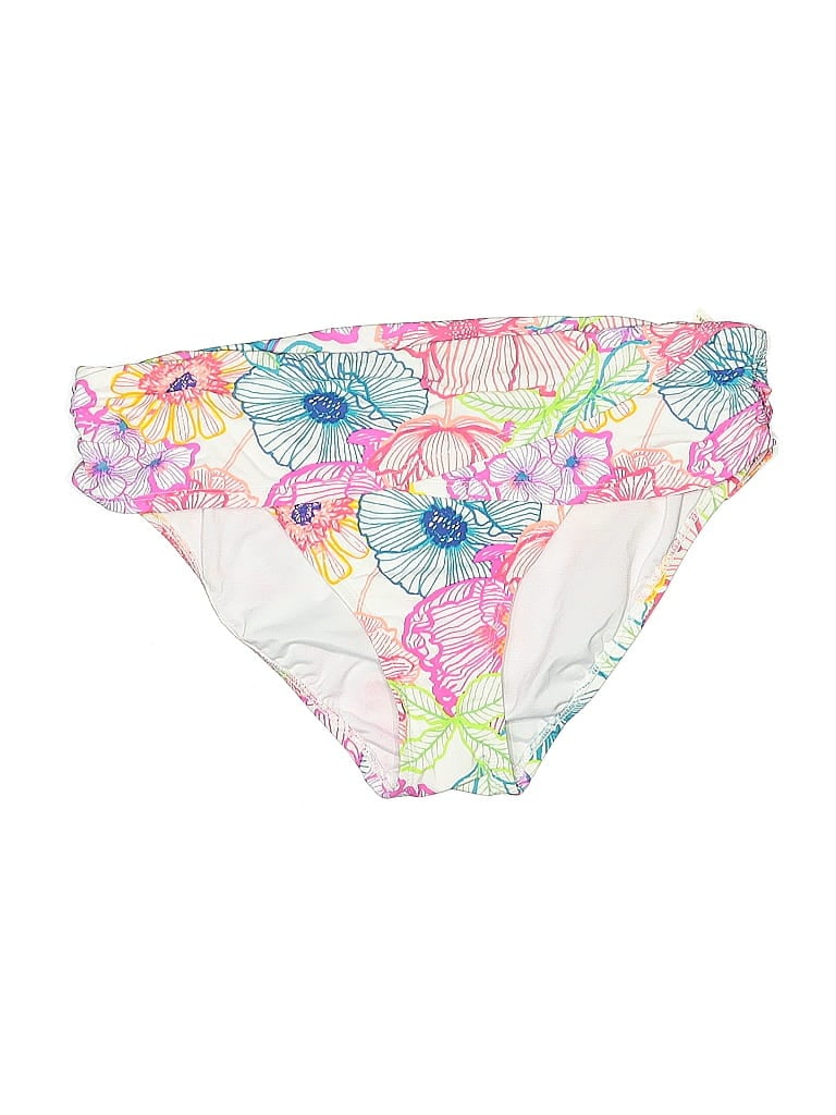 Pre-owned Bleu Rod Beattie Swimsuit Bottoms In White