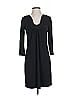 Laundry by Design Solid Black Casual Dress Size 4 - photo 1