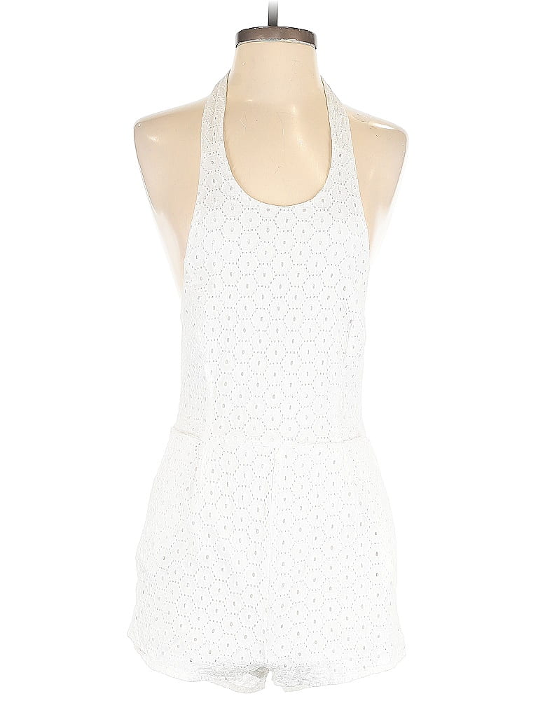 Click to view more detailed imagery on our partner's website Pre-owned Minkpink Romper In White