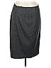 Mossimo 100% Polyester Chevron-herringbone Gray Formal Skirt Size 12 - photo 2