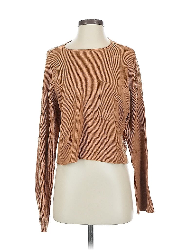 Pre-owned &merci Pullover Sweater In Brown