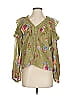 River Island Green 3/4 Sleeve Blouse Size UK 6 / US 2 - photo 1