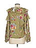 River Island Green 3/4 Sleeve Blouse Size UK 6 / US 2 - photo 2