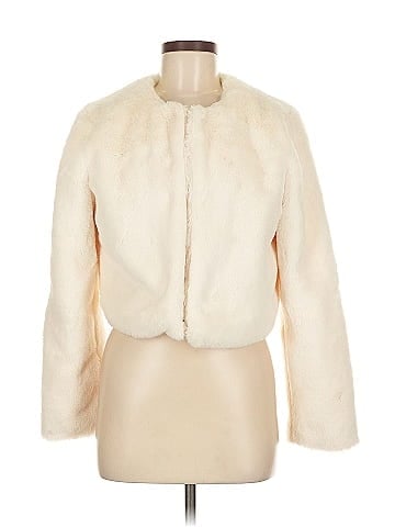 Planet Gold Faux Fur Jacket (view 1)