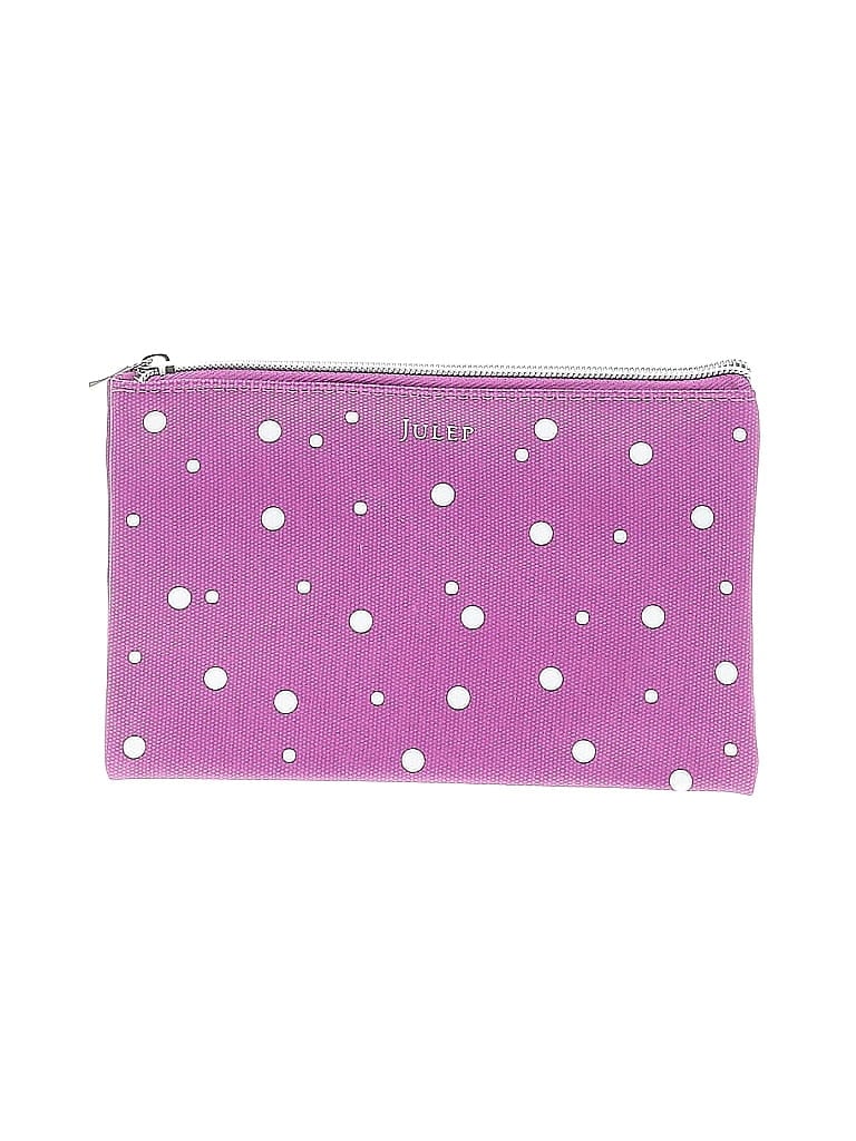 Pre-owned Julep Lounge Makeup Bag In Purple