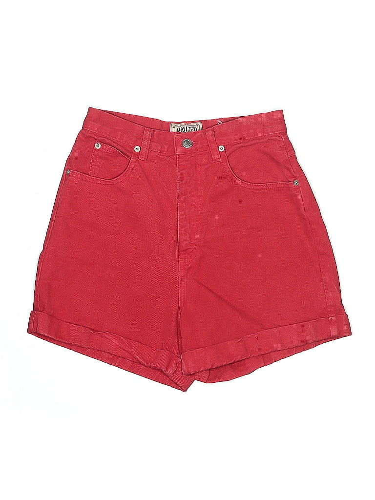 Red Ruggison Shorts The Limited 100% Cotton Solid Red Shorts Size 8 - 75% off | ThredUp