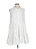 Aeom 100% Polyester White Casual Dress Size XS - photo 1
