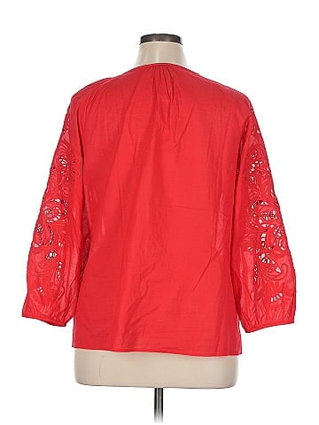 Talbots 3/4 Sleeve Blouse (view 2)