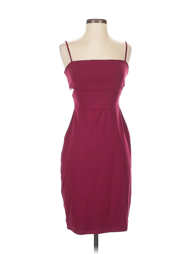 Pre-owned Susana Monaco Cocktail Dress In Burgundy