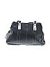 Tignanello 100% Leather Gray Black Leather Shoulder Bag One size - photo 1