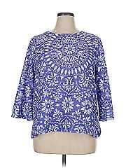 Alfred Dunner 3/4 Sleeve T Shirt