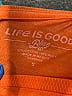 Life Is Good Orange Short Sleeve T-Shirt Size S - photo 7