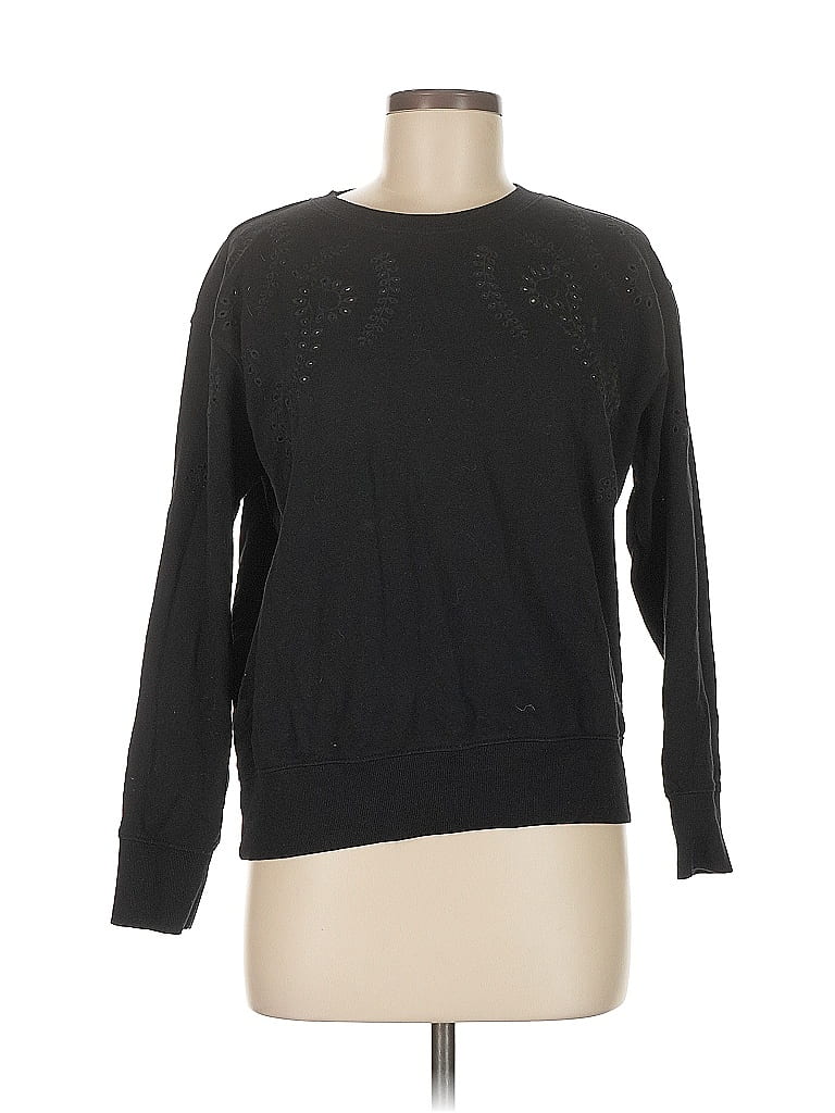 Pre-owned H&m Pullover Sweater In Black