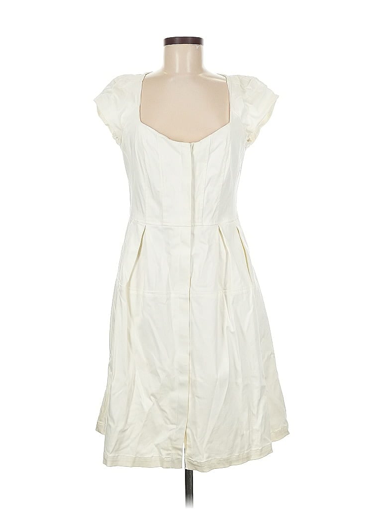 Click to view more detailed imagery on our partner's website Pre-owned Nanette Lepore Casual Dress In White