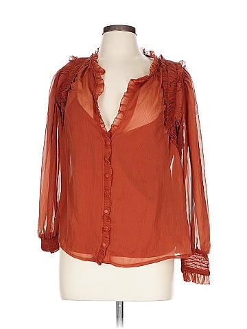 Forever That Girl for Anthropologie Long Sleeve Blouse (view 1)